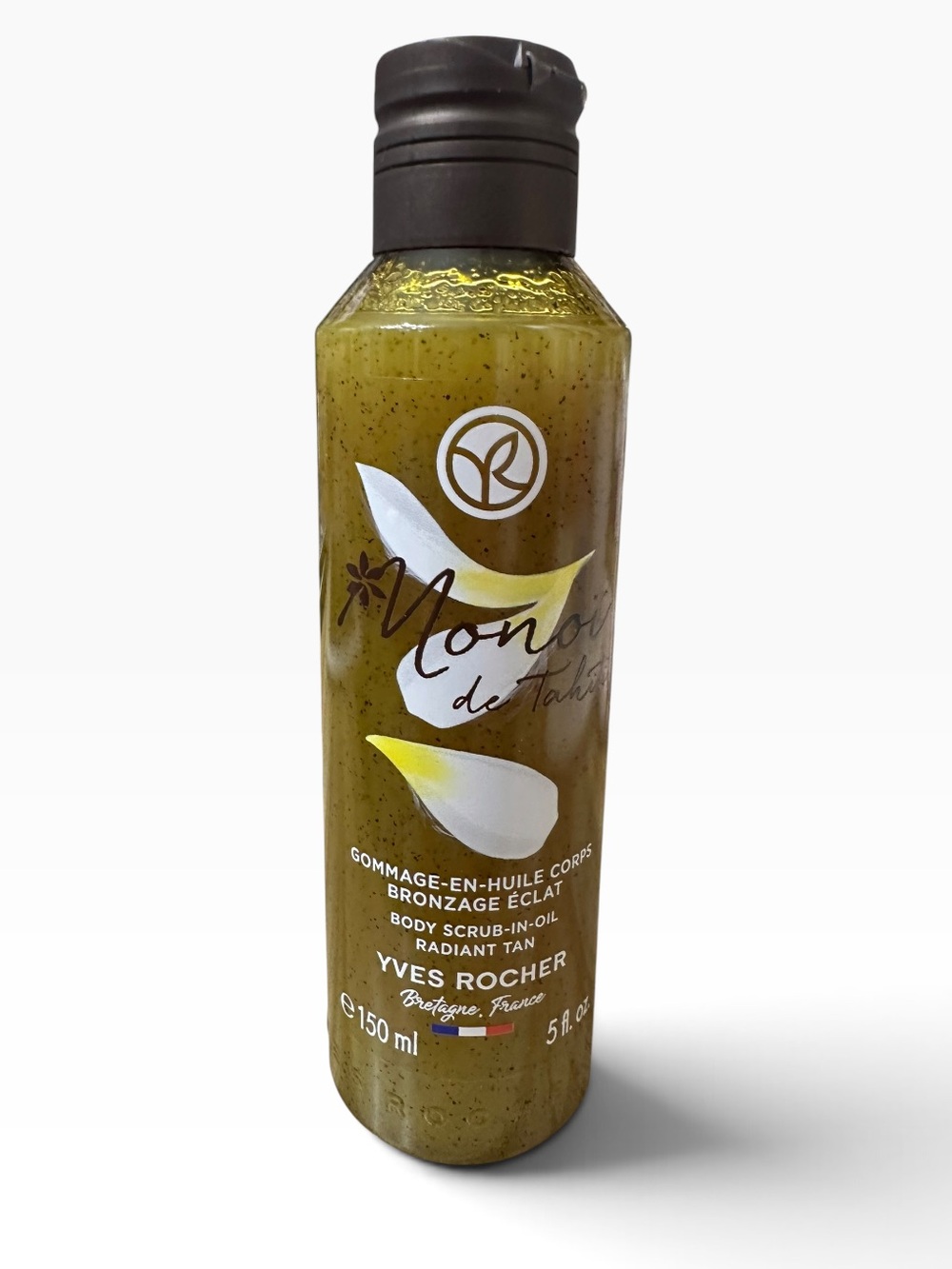 Yves Rocher Monoï de Tahiti Radiant Tan Body Scrub-in-Oil 5.1 oz / 150 mL